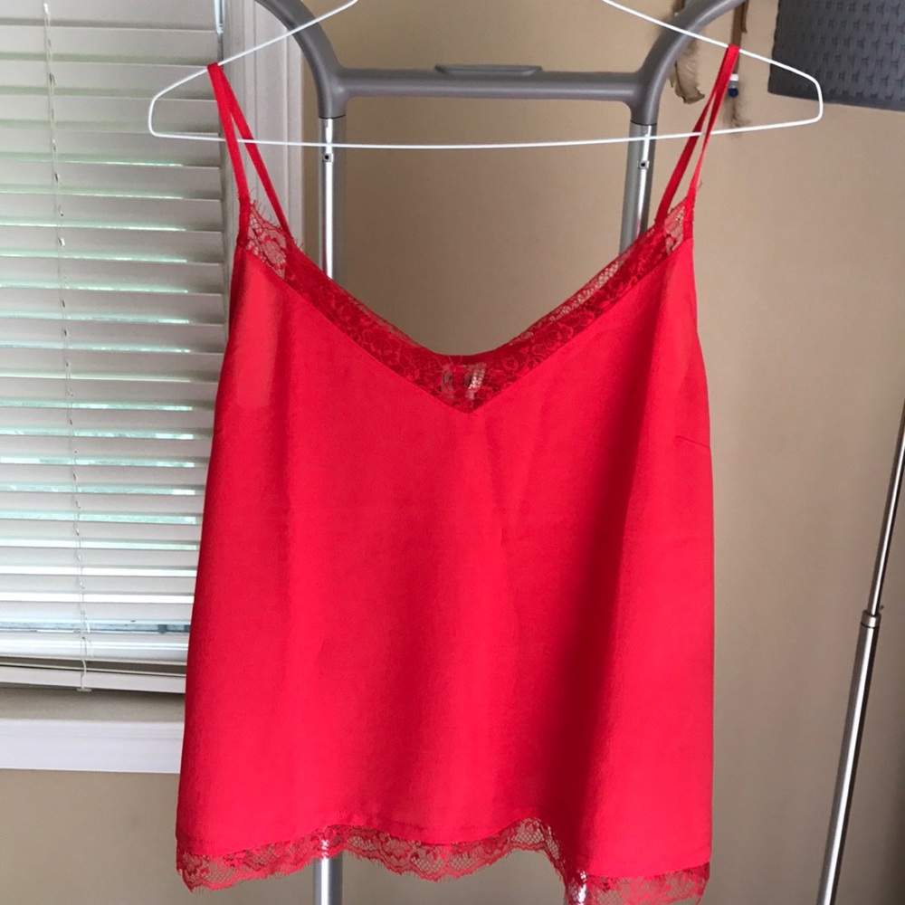 Red Lace Top